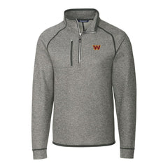 Cutter & Buck Big & Tall Mainsail Half-Zip Pullover Jacket - Washington Commanders