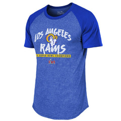 Majestic Threads 2-Time Super Bowl s Tri-Blend Raglan T-Shirt - Los Angeles Rams