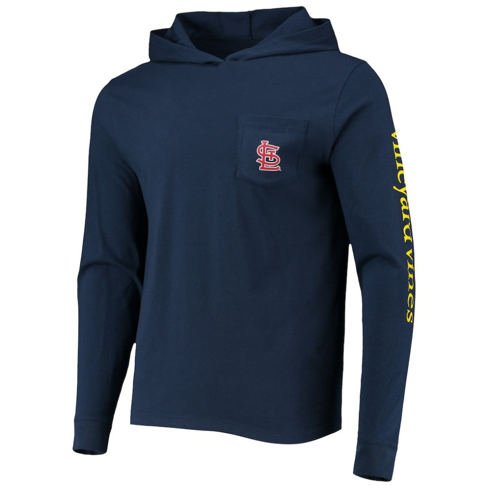 MLB St. Louis Cardinals Vineyard Vines Long Sleeve Hoodie T-Shirt