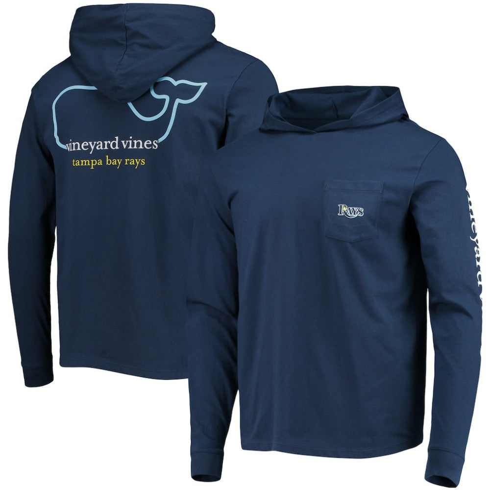 MLB Tampa Bay Rays Vineyard Vines Long Sleeve Hoodie T-Shirt