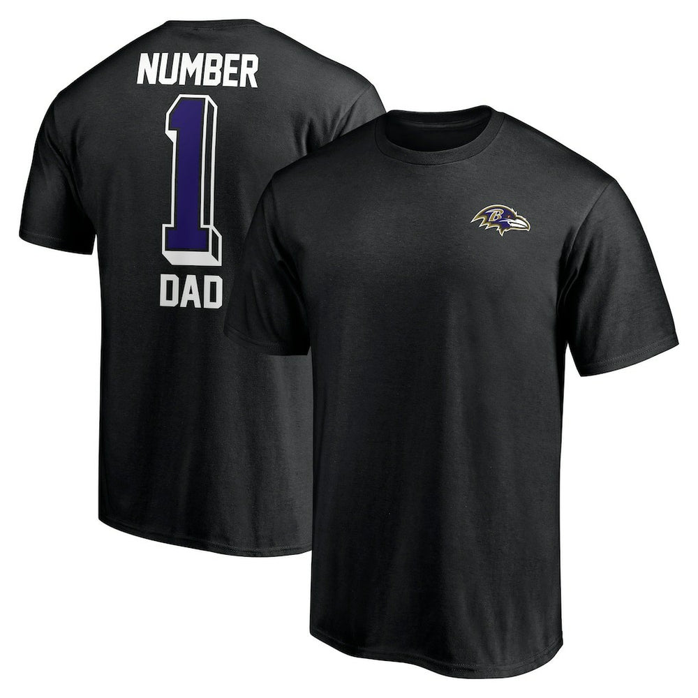 Number One Dad T-Shirt - Baltimore Ravens