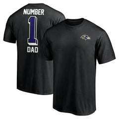 Number One Dad T-Shirt - Baltimore Ravens