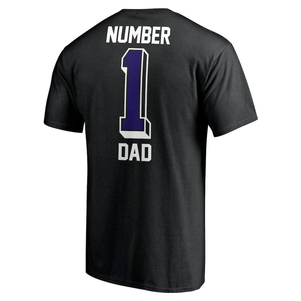 Number One Dad T-Shirt - Baltimore Ravens