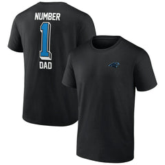 Number One Dad T-Shirt - Carolina Panthers