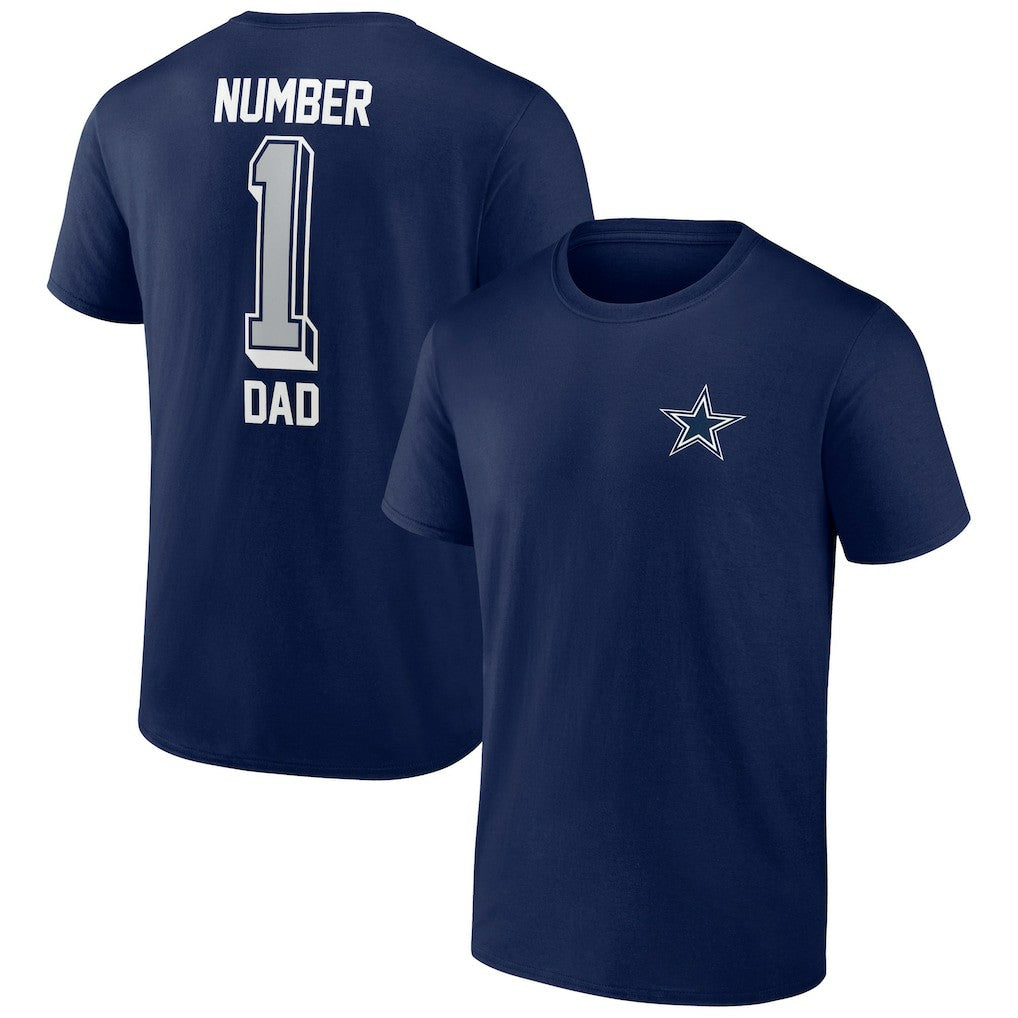 Number One Dad T-Shirt - Dallas Cowboys