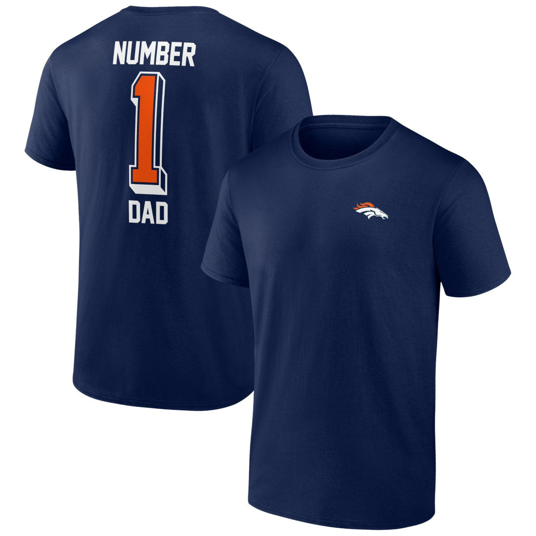 Number One Dad T-Shirt - Denver Broncos