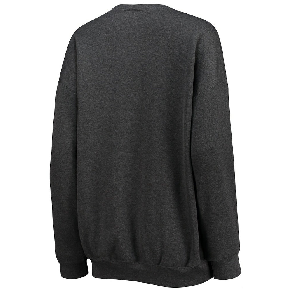 WEAR by Erin Andrews Women's Oversized Fleece Pullover Sweatshirt - Washington Commanders