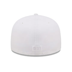 MLB Colorado Rockies New Era White on White 59FIFTY Fitted Hat