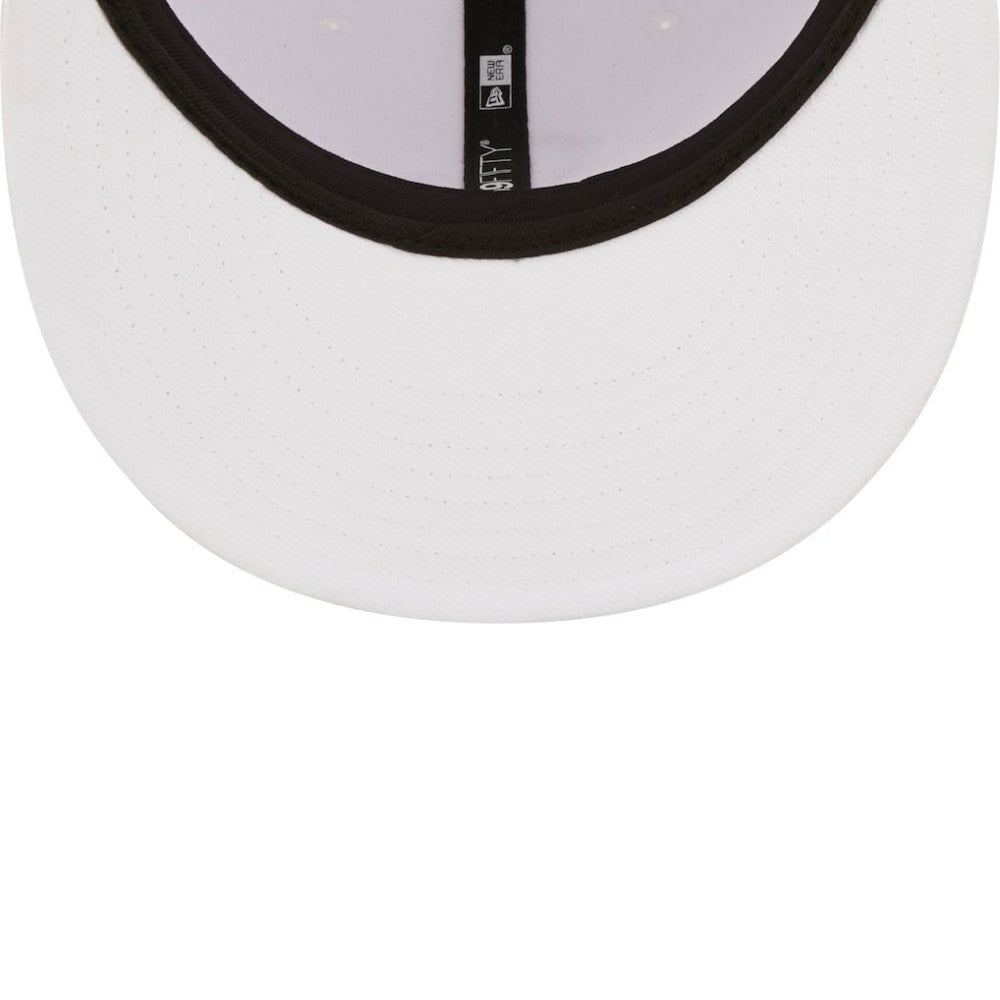 MLB Colorado Rockies New Era White on White 59FIFTY Fitted Hat
