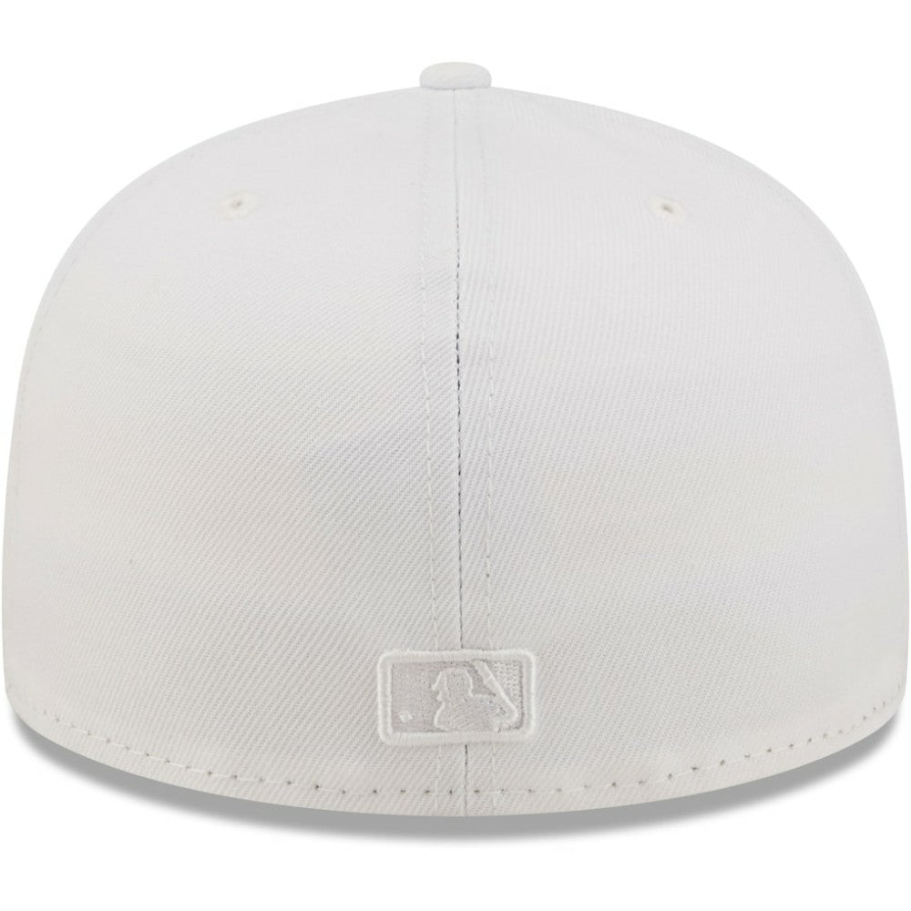 MLB Detroit Tigers New Era White on White 59FIFTY Fitted Hat