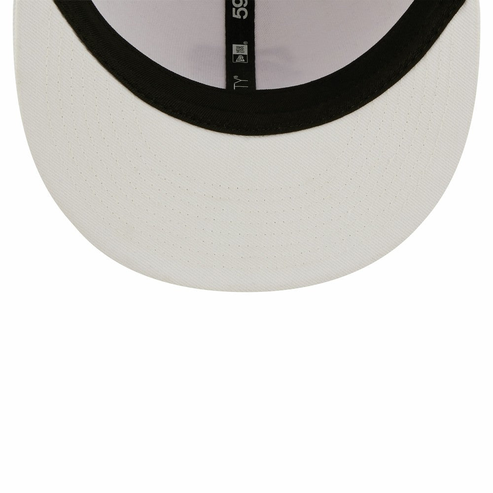 MLB Minnesota Twins New Era White on White 59FIFTY Fitted Hat