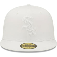 MLB Chicago White Sox New Era White on White 59FIFTY Fitted Hat