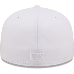 MLB Pittsburgh Pirates New Era White on White 59FIFTY Fitted Hat