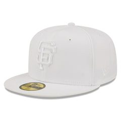 MLB San Francisco Giants New Era White on White 59FIFTY Fitted Hat