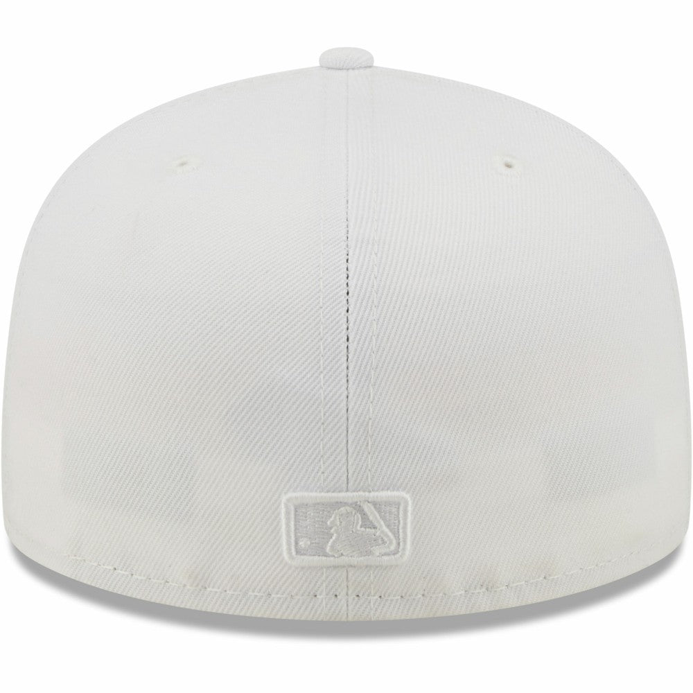MLB New York Yankees New Era White on White 59FIFTY Fitted Hat