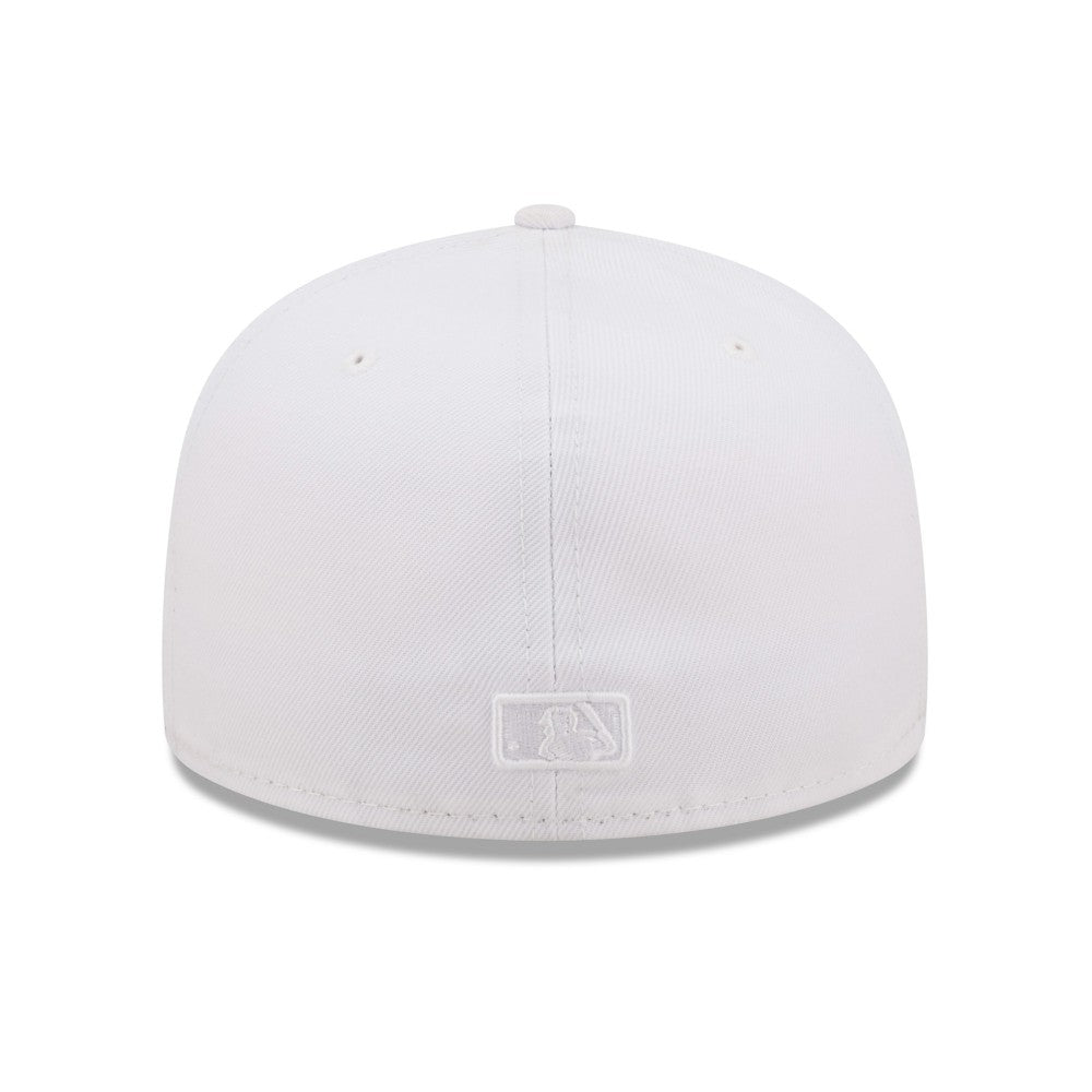 MLB Los Angeles Angels New Era White on White 59FIFTY Fitted Hat