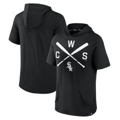 MLB Chicago White Sox Fanatics Iconic Rebel Short Sleeve Hooded Top