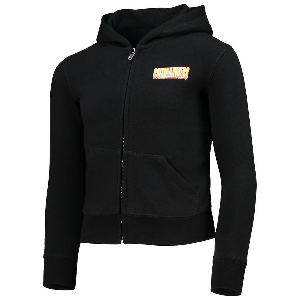 Girls Youth Full-Zip Hoodie - Washington Commanders