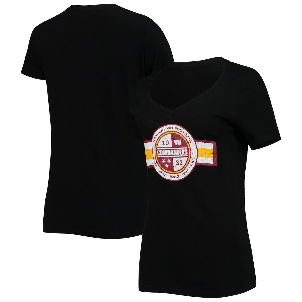 Women's V-Neck T-Shirt - Washington Commanders
