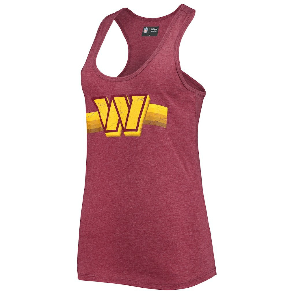 Women's Scoop Neck Racerback Tank Top - Washington Commanders