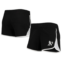 MLB Athletics New Era Women's Stretch French Terry Shorts
