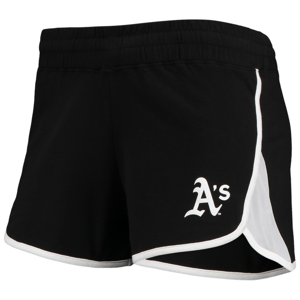 MLB Athletics New Era Women's Stretch French Terry Shorts