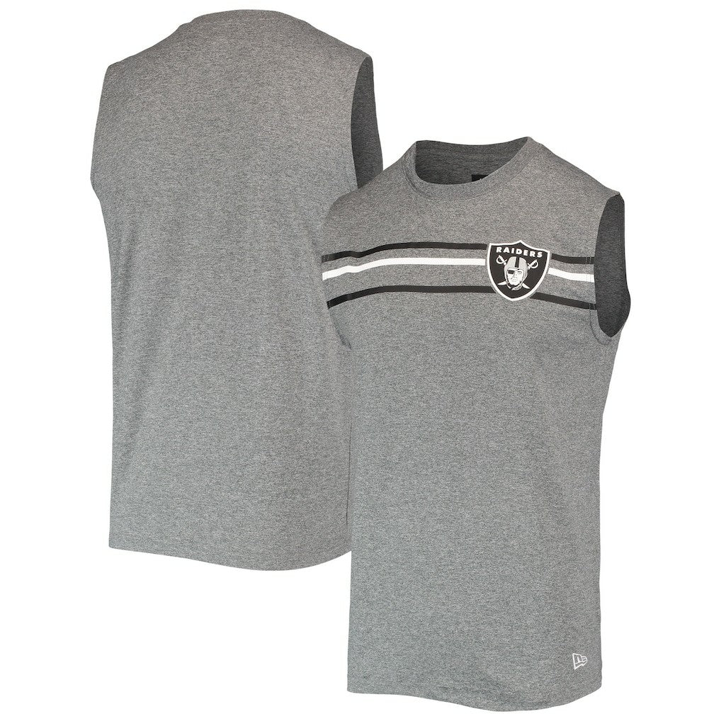 Brushed Sleeveless Tank Top - Las Vegas Raiders