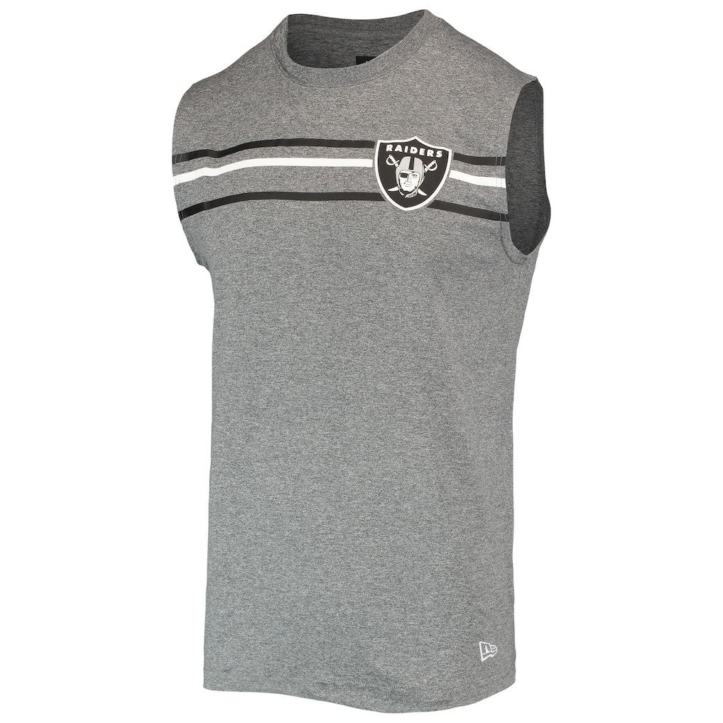 Brushed Sleeveless Tank Top - Las Vegas Raiders