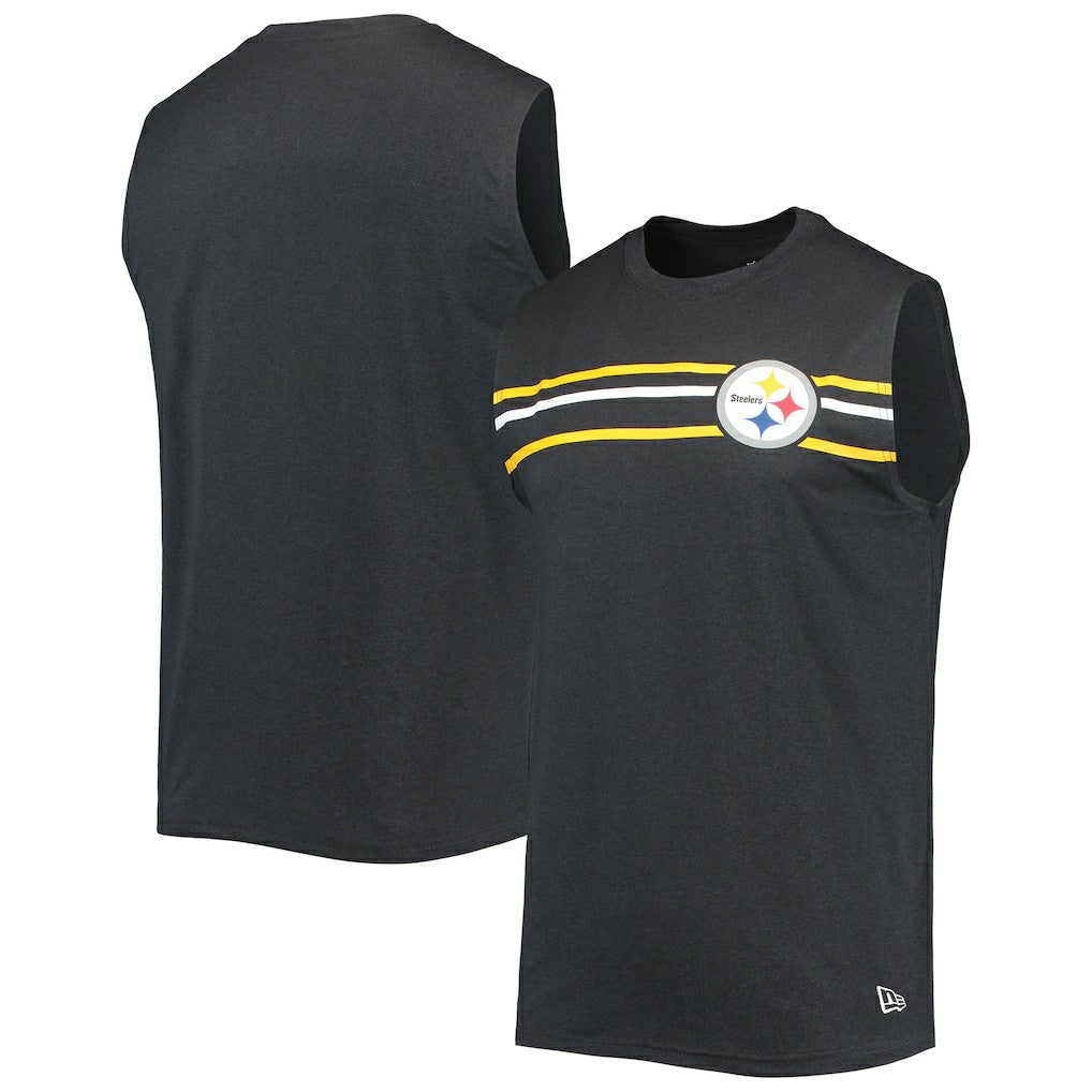 Brushed Sleeveless Tank Top - Pittsburgh Steelers