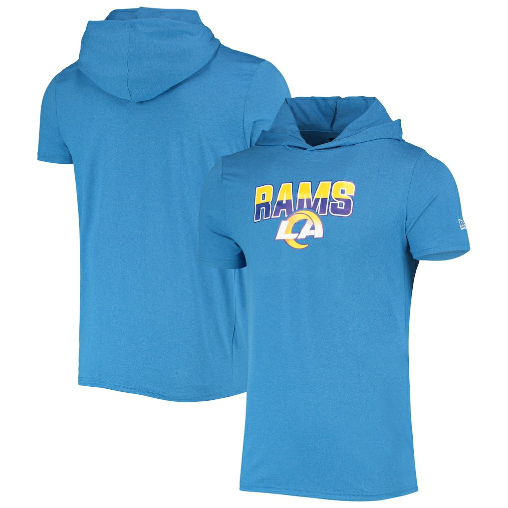 Team Brushed Hoodie T-Shirt - Los Angeles Rams