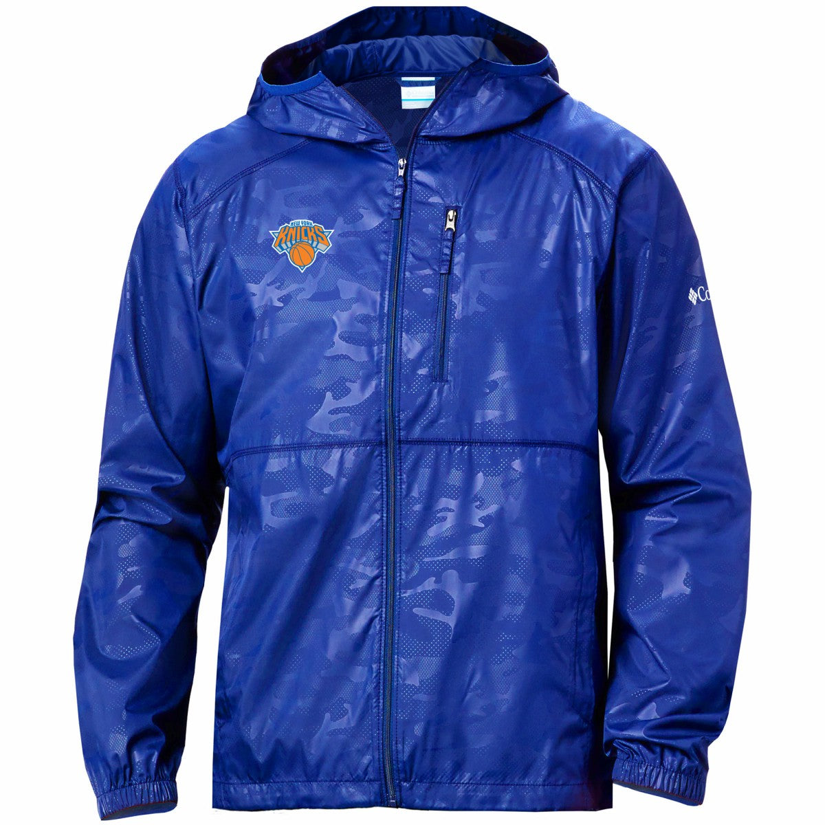 NBA New York Knicks Camo Flash Forward Full-Zip Windbreaker Jacket