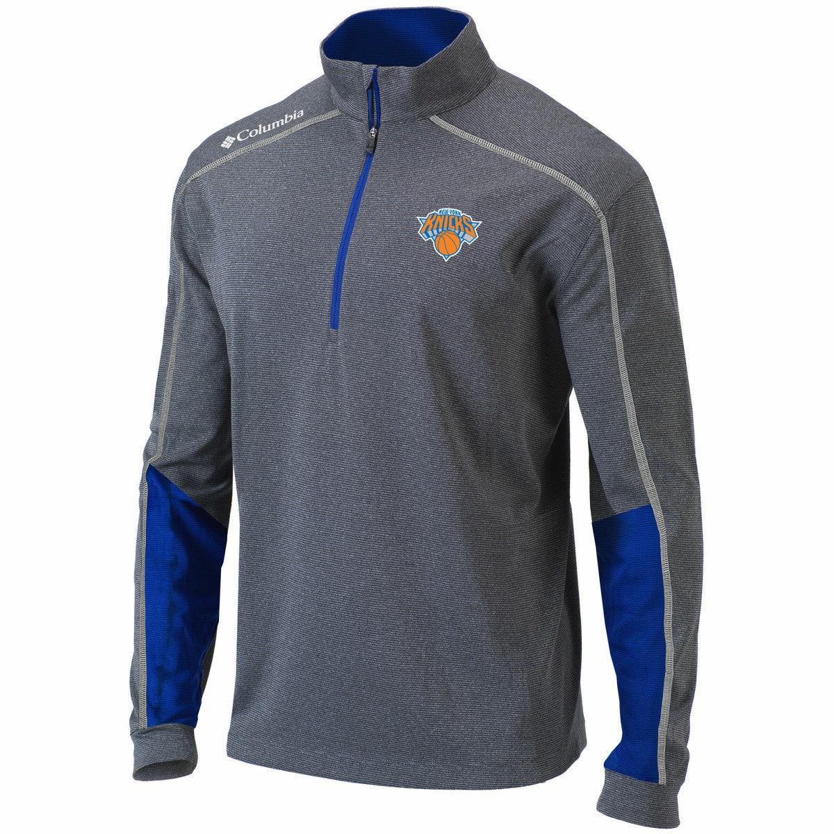 NBA New York Knicks Omni-Wick Shotgun 2.0 Quarter-Zip Pullover Top