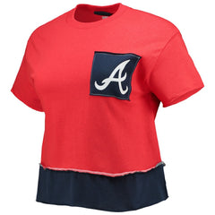 MLB Atlanta Braves Refried Apparel Women's Cropped T-Shirt