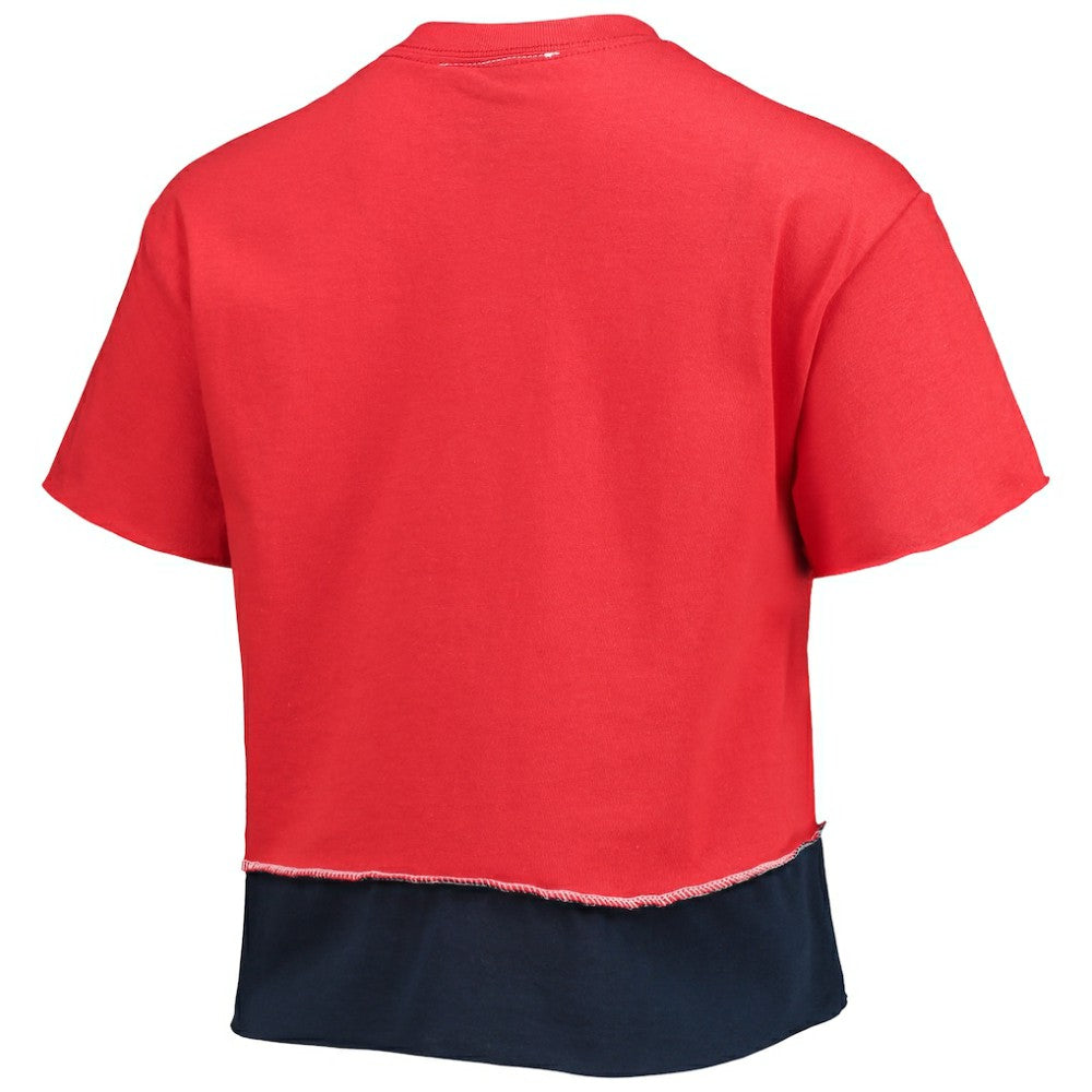 MLB Atlanta Braves Refried Apparel Women's Cropped T-Shirt