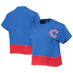 MLB Chicago Cubs Refried Apparel Women's Cropped T-Shirt