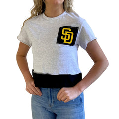 MLB San Diego Padres Refried Apparel Women's Cropped T-Shirt