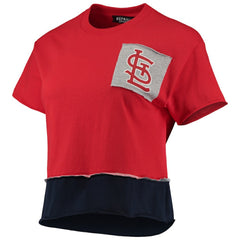 MLB St. Louis Cardinals Refried Apparel Women's Cropped T-Shirt