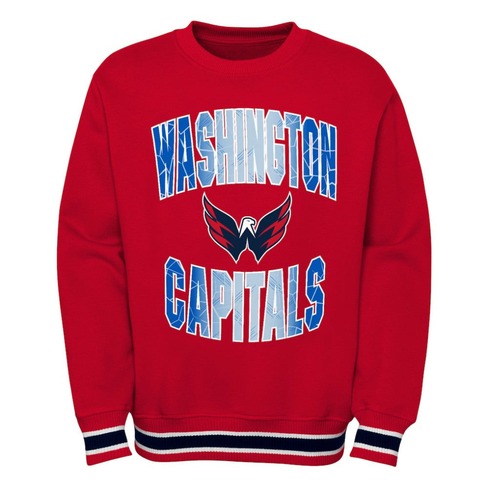 NHL Red Washington Capitals Youth Classic Blueliner Pullover Sweatshirt