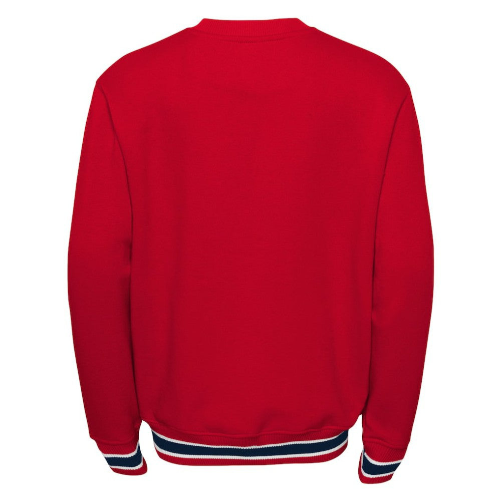 NHL Red Washington Capitals Youth Classic Blueliner Pullover Sweatshirt