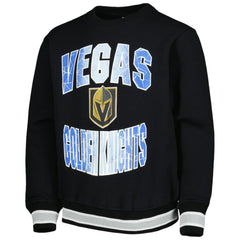 NHL Black Vegas Golden Knights Youth Classic Blueliner Pullover Sweatshirt