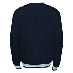 NHL Deep Sea Blue Seattle Kraken Youth Classic Blueliner Pullover Sweatshirt