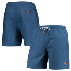 Naples Layered Leaves Swim Trunks - Dallas Cowboys