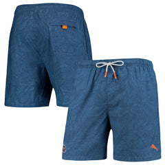 Naples Layered Leaves Swim Trunks - Tennessee Titans