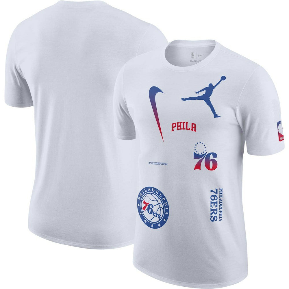 NBA Philadelphia 76ers Jordan Brand Courtside Statement Edition Max90 T-Shirt