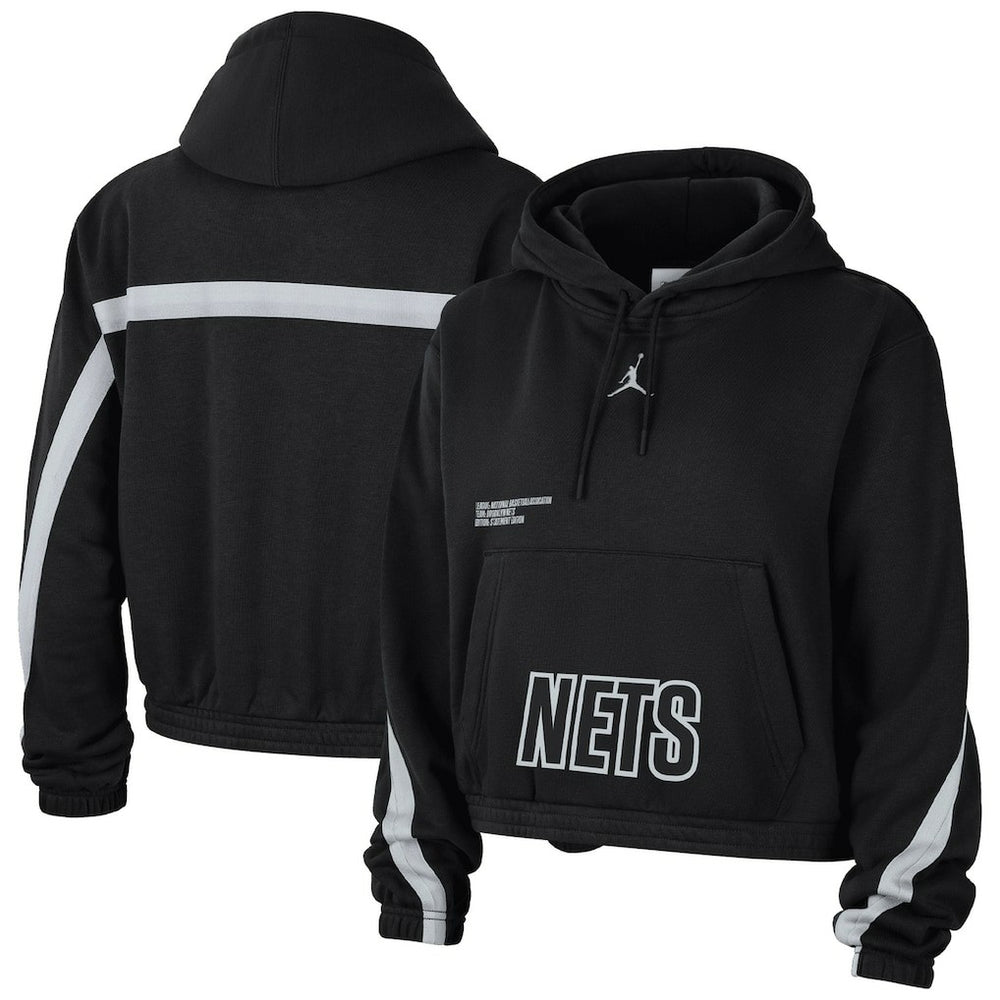 NBA Brooklyn Nets Jordan Brand Women's Courtside Statement Edition Pullover Hoodie