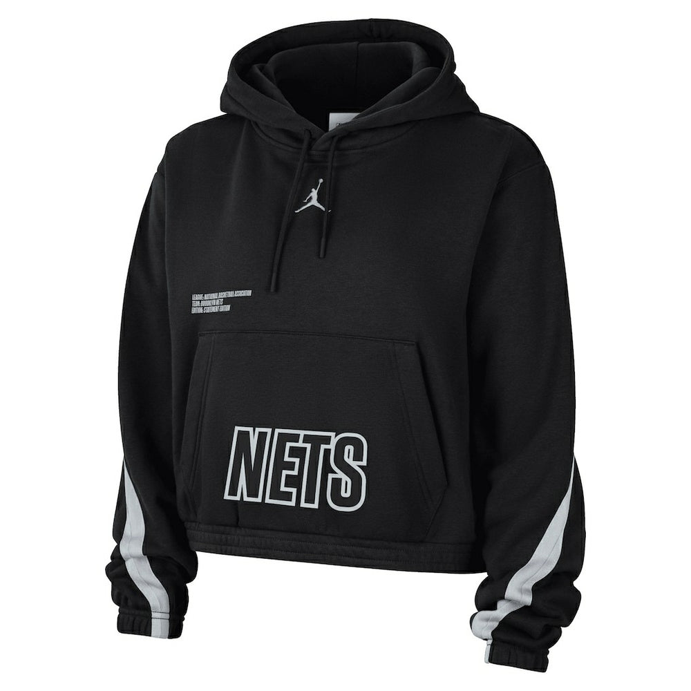 NBA Brooklyn Nets Jordan Brand Women's Courtside Statement Edition Pullover Hoodie