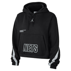NBA Brooklyn Nets Jordan Brand Women's Courtside Statement Edition Pullover Hoodie