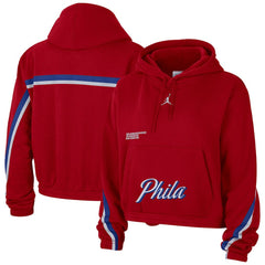 NBA Philadelphia 76ers Jordan Brand Women's Courtside Statement Edition Pullover Hoodie