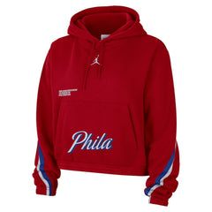 NBA Philadelphia 76ers Jordan Brand Women's Courtside Statement Edition Pullover Hoodie