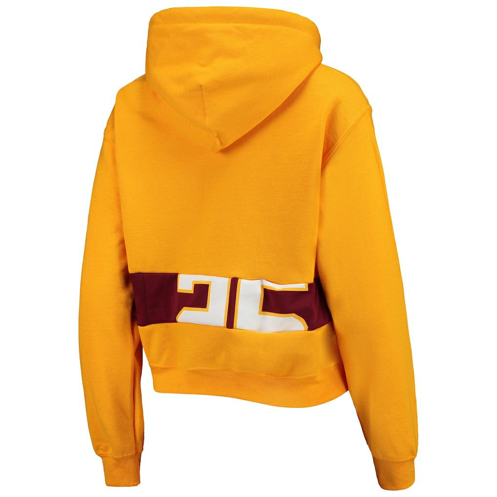 Refried Apparel Women's Cropped Pullover Hoodie - Washington Commanders